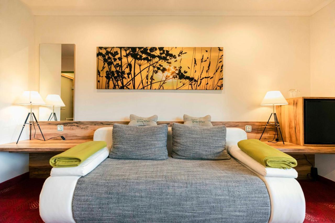 Landhotel Gruenwies -Bonsai-Wellness Garni (Adults Only) Lohberg Luaran gambar