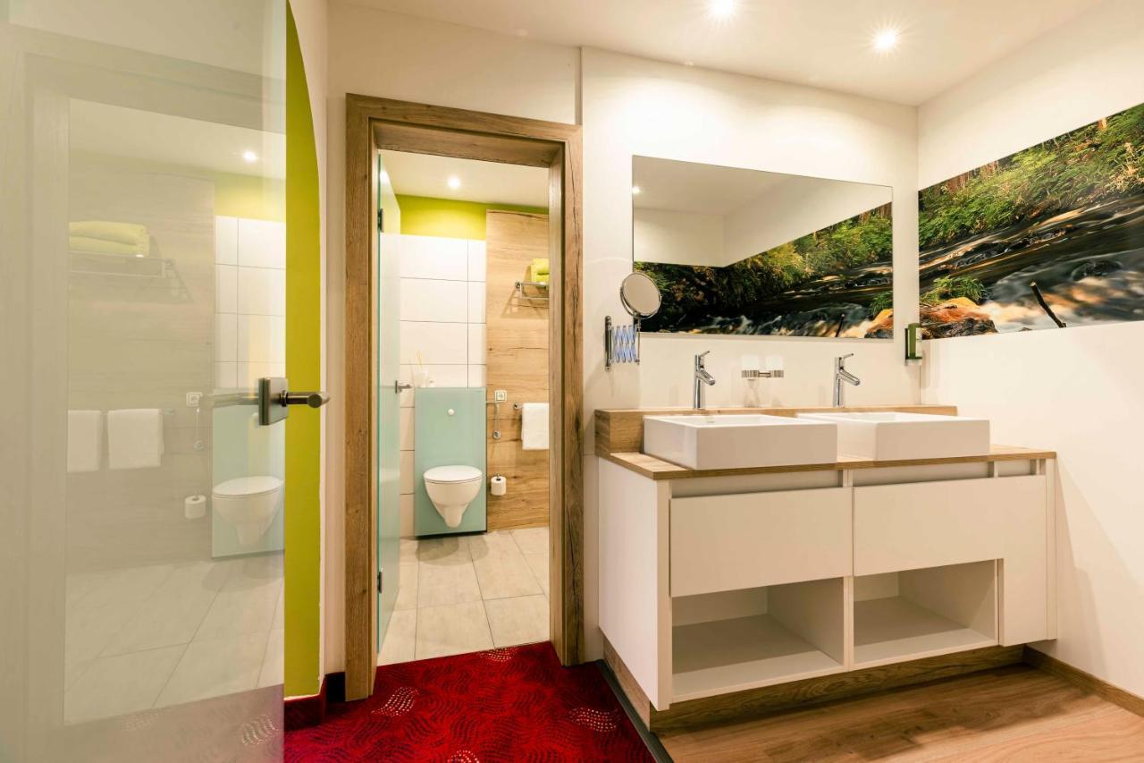 Landhotel Gruenwies -Bonsai-Wellness Garni (Adults Only) Lohberg Luaran gambar